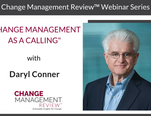 Change Management as a Calling