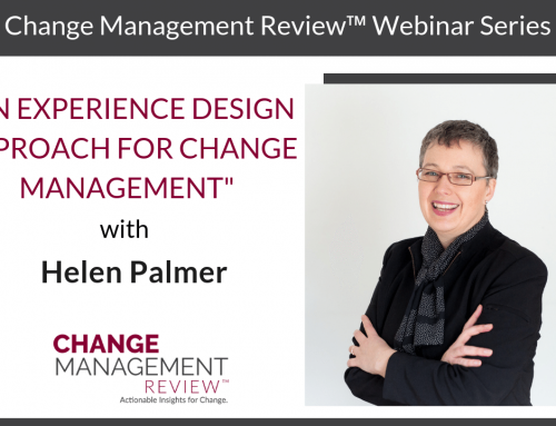 An Experience Design Approach for Change Management